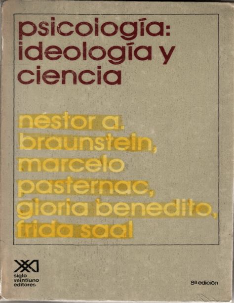 psicologia ideologia y ciencia pdf Kindle Editon