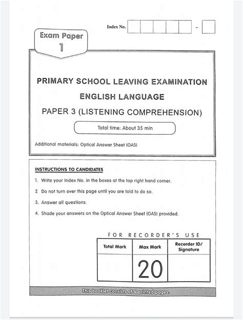 psle exam papers free Doc