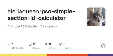 pso section id calculator