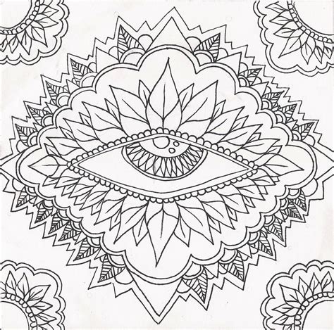 psychedelic abstract art colouring book Epub