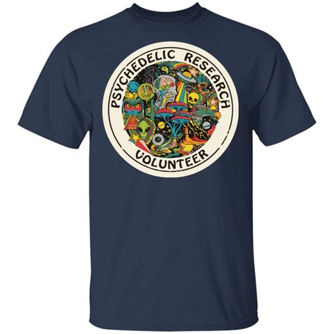 psychedelic research volunteer shirt