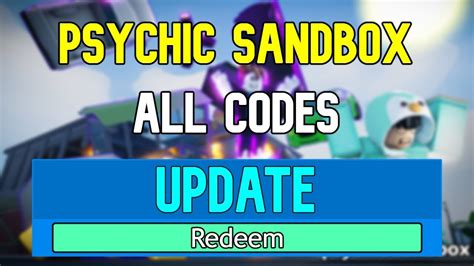 psychic sandbox codes