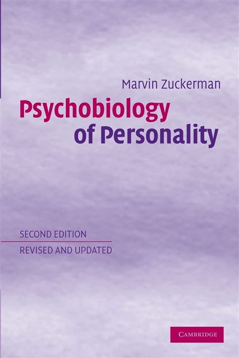 psychobiology of personality problems in the behavioural sciences s Reader