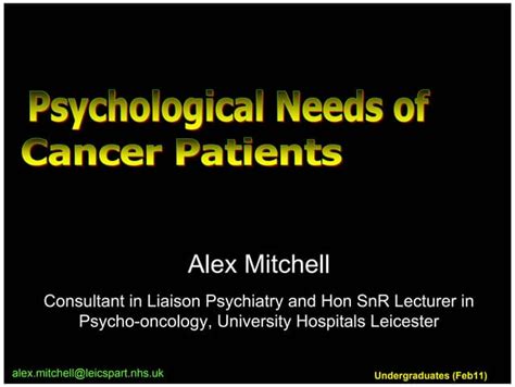 psychological aspects of cancer psychological aspects of cancer Doc