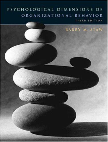 psychological dimensions organizational behavior 3rd edition Kindle Editon