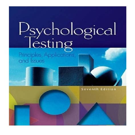 psychological testing principles applications issues 7th edition Epub