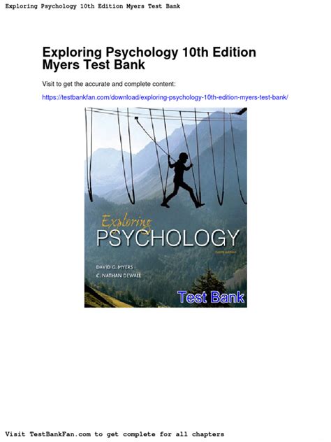 psychology 10th edition myers test bank PDF Reader