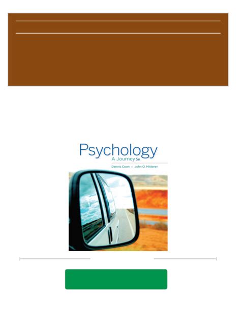 psychology a journey coon 5th ed pdf book Doc