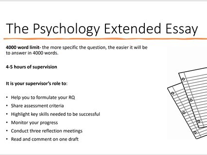 psychology extended essay criteria PDF