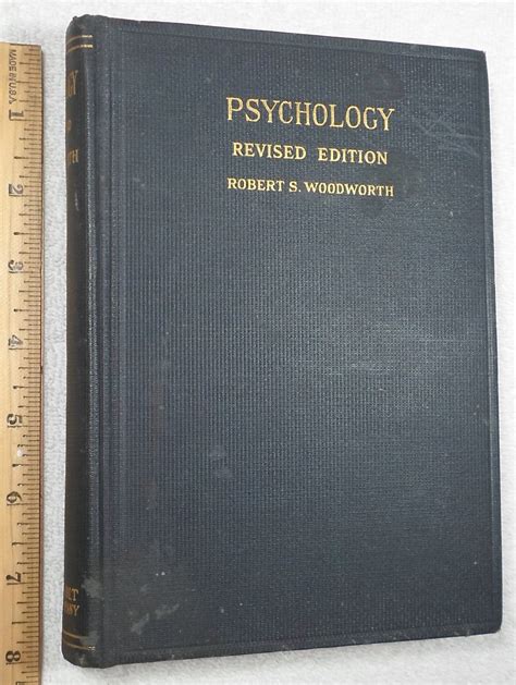 psychology robert s woodworth Kindle Editon