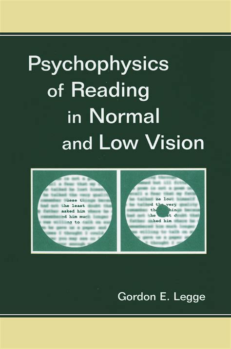 psychophysics of reading in normal and low vision Epub