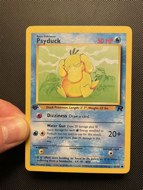 psyduck first edition