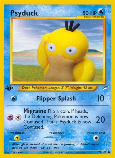 psyduck neo destiny 1st edition