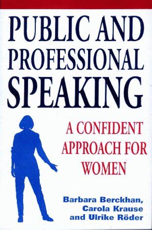 public and professional speaking a confident approach for women Doc