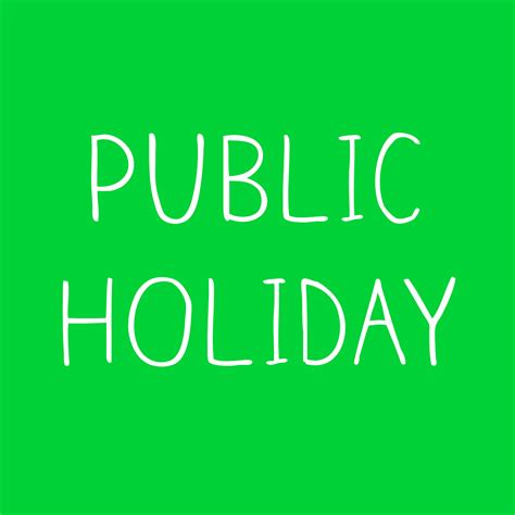 public holiday