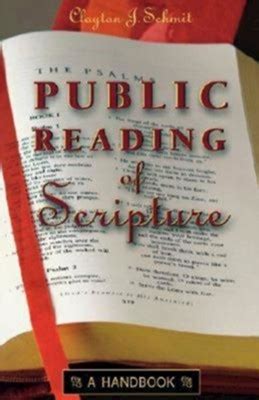 public reading of scripture a handbook Epub