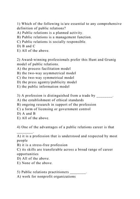 public relation test question for winnipeg transit PDF