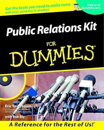 public relations kit for dummies for dummies lifestyles paperback Epub