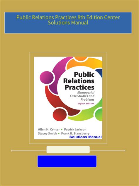 public relations practices 8th edition Ebook Reader