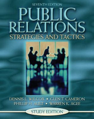 public relations strategies and tactics study edition 7th edition Epub