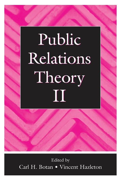 public relations theory ii routledge communication series PDF