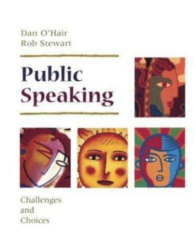 public speaking challenges and choices PDF