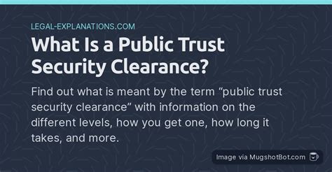 public trust security clearance