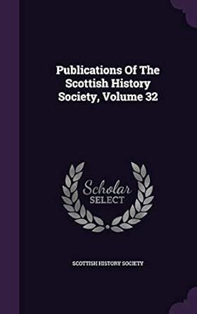 publications scottish history society vol PDF