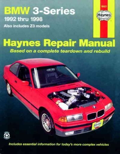 publisher haynes publishing bmw e36 service manual PDF