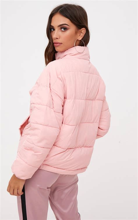 puffer jacket pink