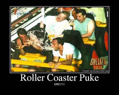 puke roller coaster