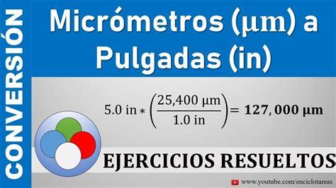 pulgadas a micrometros