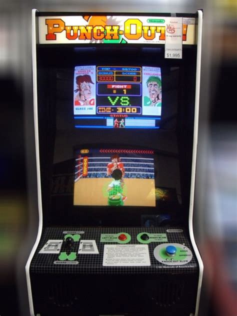 punch out arcade machine