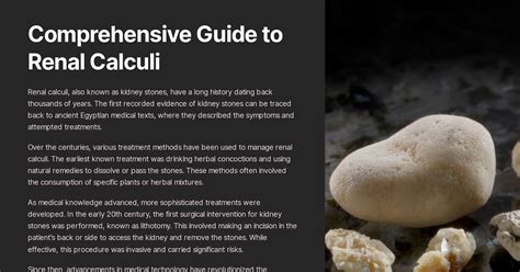 punctate calculi manual guide Epub