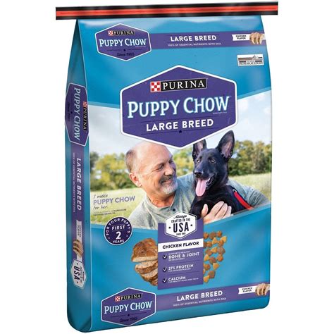 puppy chow large breed