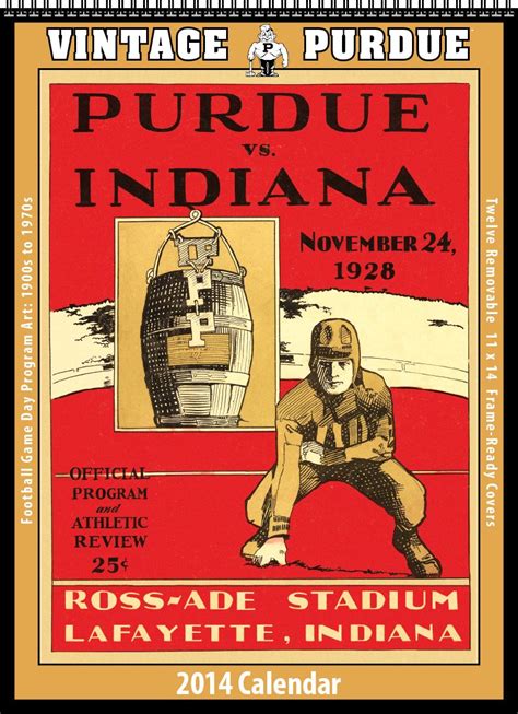 purdue boilermakers 2012 vintage football calendar Reader