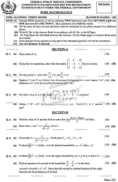 pure mathematics past paper Kindle Editon