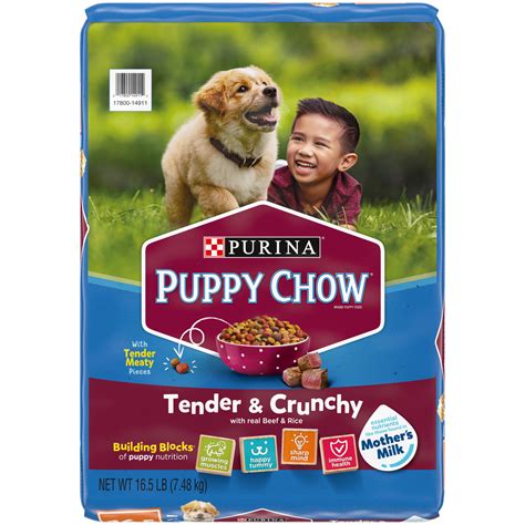 purina puppy chow tender and crunchy