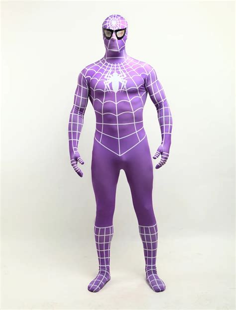 purple Spider-Man suit