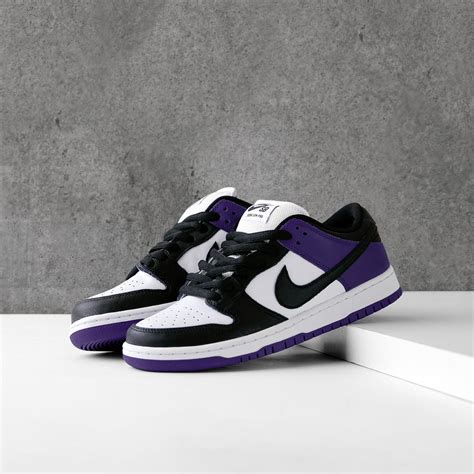 purple and black nike