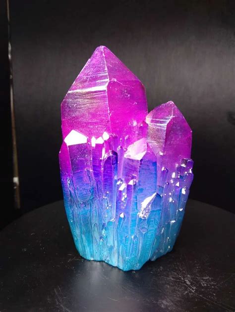 purple blue crystal