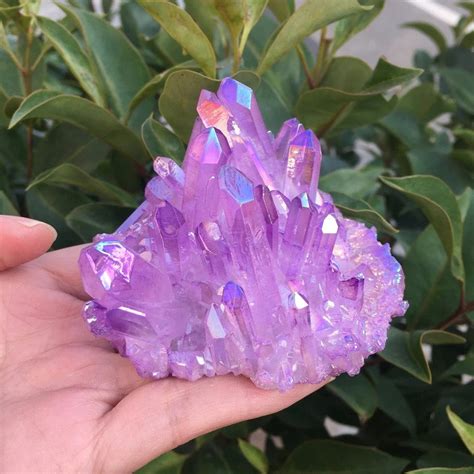 purple color crystal