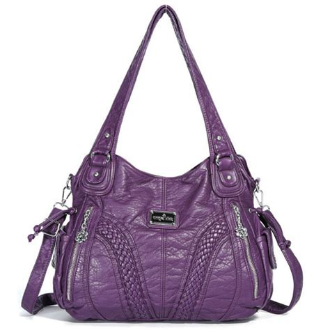 purple color purse