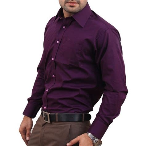 purple colour shirt