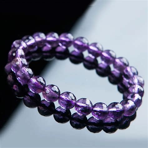 purple crystal bracelet