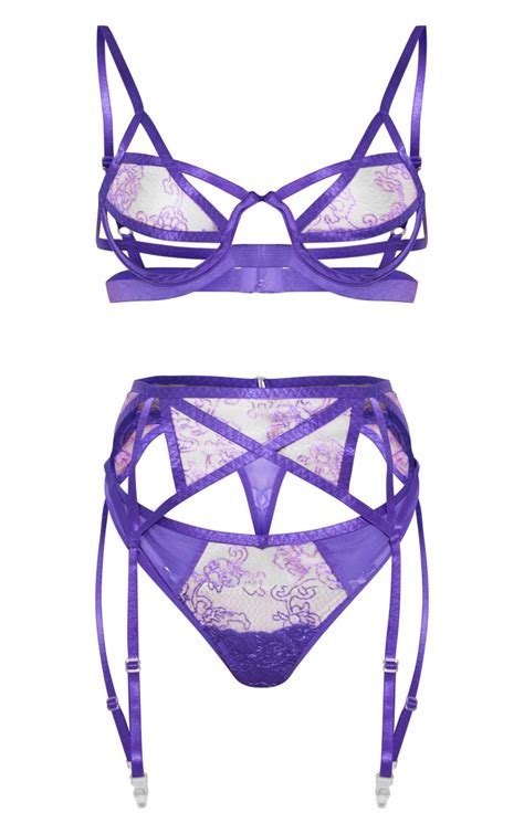 purple lingerie