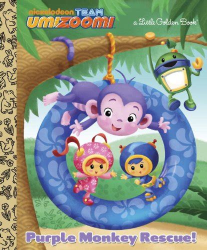purple monkey rescue team umizoomi little golden book Doc