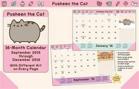 pusheen the cat 2015 2016 16 month desk pad calendar september 2015 through december 2016 Epub