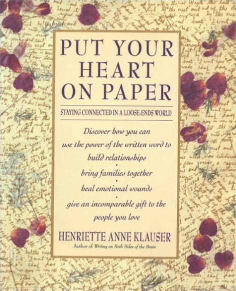 put your heart on paper staying connected in a loose ends world PDF
