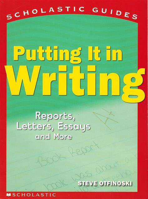 putting it in writing scholastic guides Reader